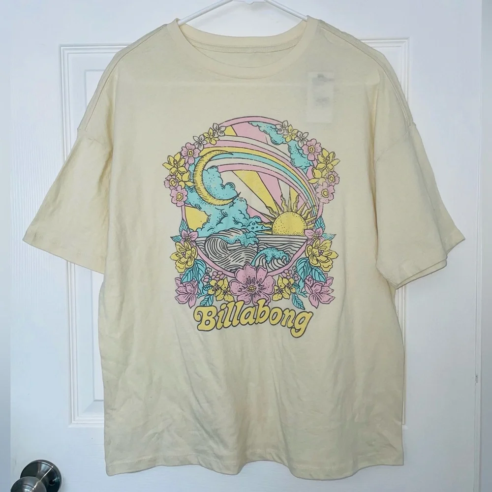 2 Billabong short sleeve tees (M) - Picture 1 of 16